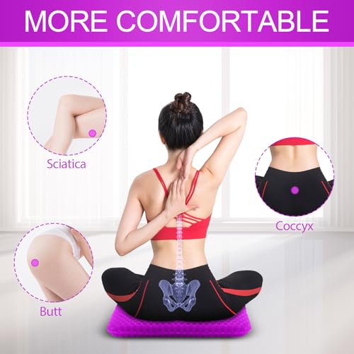 exclusive KYSMOTIC Gel Seat Cushion for Long Sitting (Large &