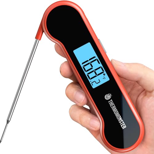 upgraded 0.5 Sec Instant Read Meat Thermometer Digital with ±0.5℉ Precision, Kit