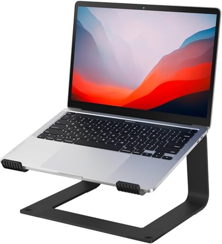 Modern Laptop Stand for Desk Portable Computer Riser Metal Set